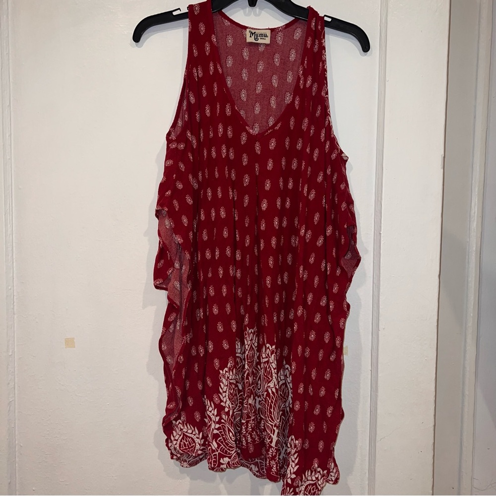 Show Me Your Mumu Open Shoulder Tunic
